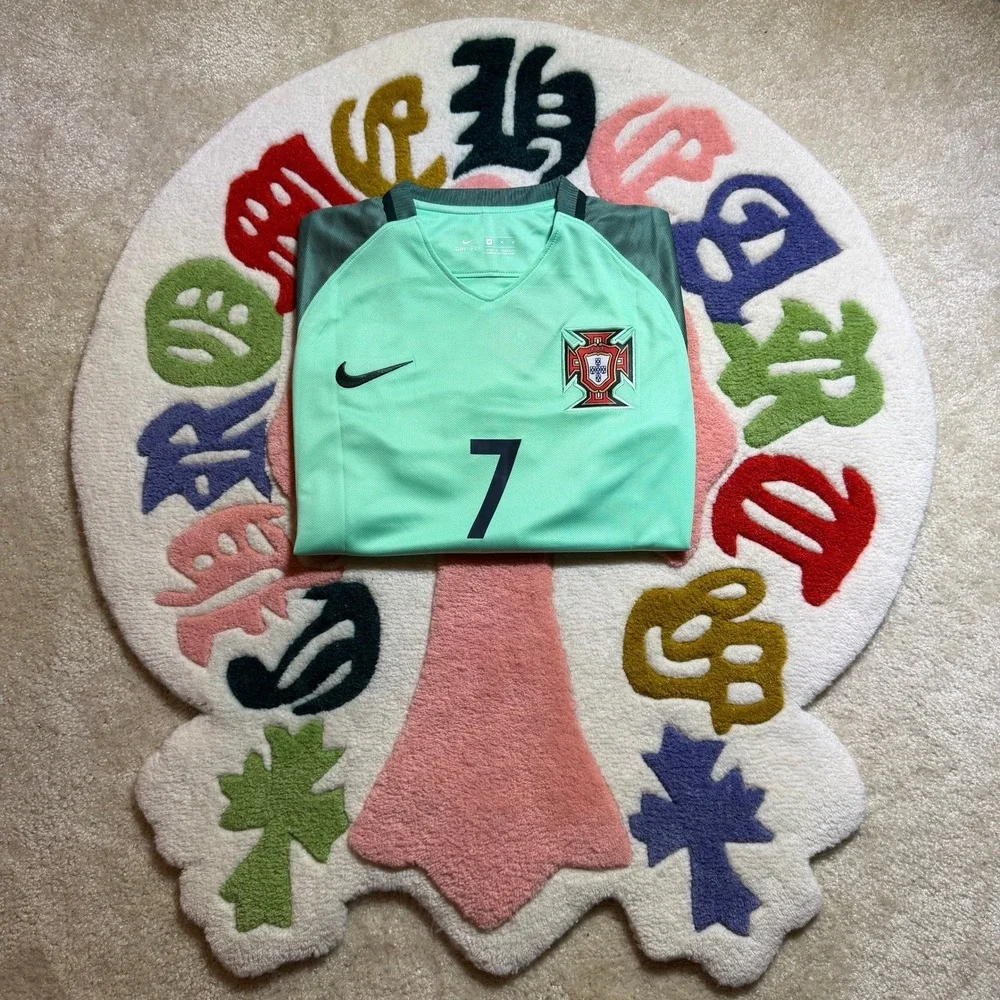 Nike Portugal 2016 Away Jersey Ronaldo 7 Mint Green Soccer Shirt NWT Size Large